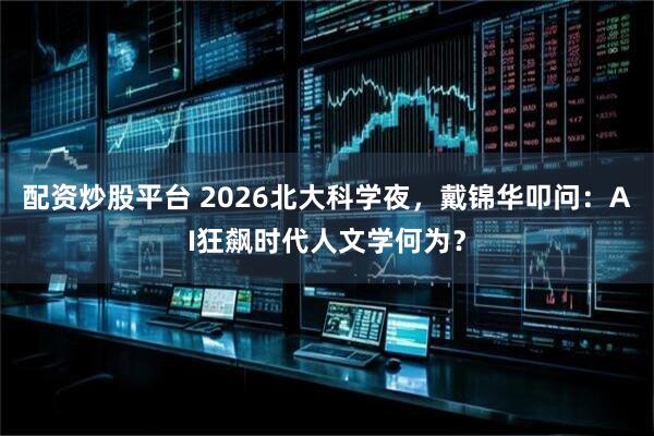 配资炒股平台 2026北大科学夜，戴锦华叩问：AI狂飙时代人文学何为？