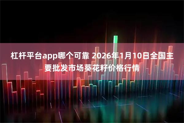 杠杆平台app哪个可靠 2026年1月10日全国主要批发市场葵花籽价格行情
