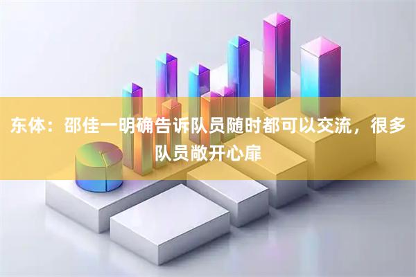 东体：邵佳一明确告诉队员随时都可以交流，很多队员敞开心扉