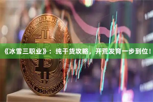 《冰雪三职业》：纯干货攻略，开荒发育一步到位！